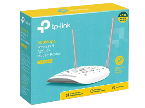 مودم روتر ADSL2 Plus بی سیم N300 تی پی-لینک مدل TD-W8961N_V1 مودم روتر ADSL2 Plus بی سیم N300 تی پی-لینک مدل TD-W8961N_V1