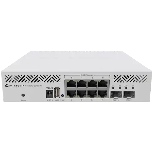 سوئیچ میکروتیک مدل CRS310-8G+2S+IN