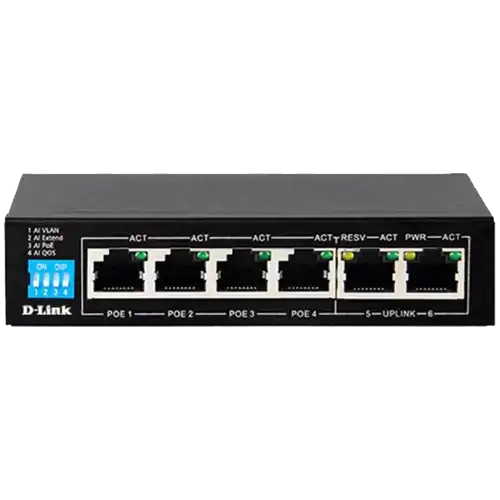 سوئیچ شبکه دی لینک DGS-F1006P سوئیچ شبکه دی لینک DGS-F1006P