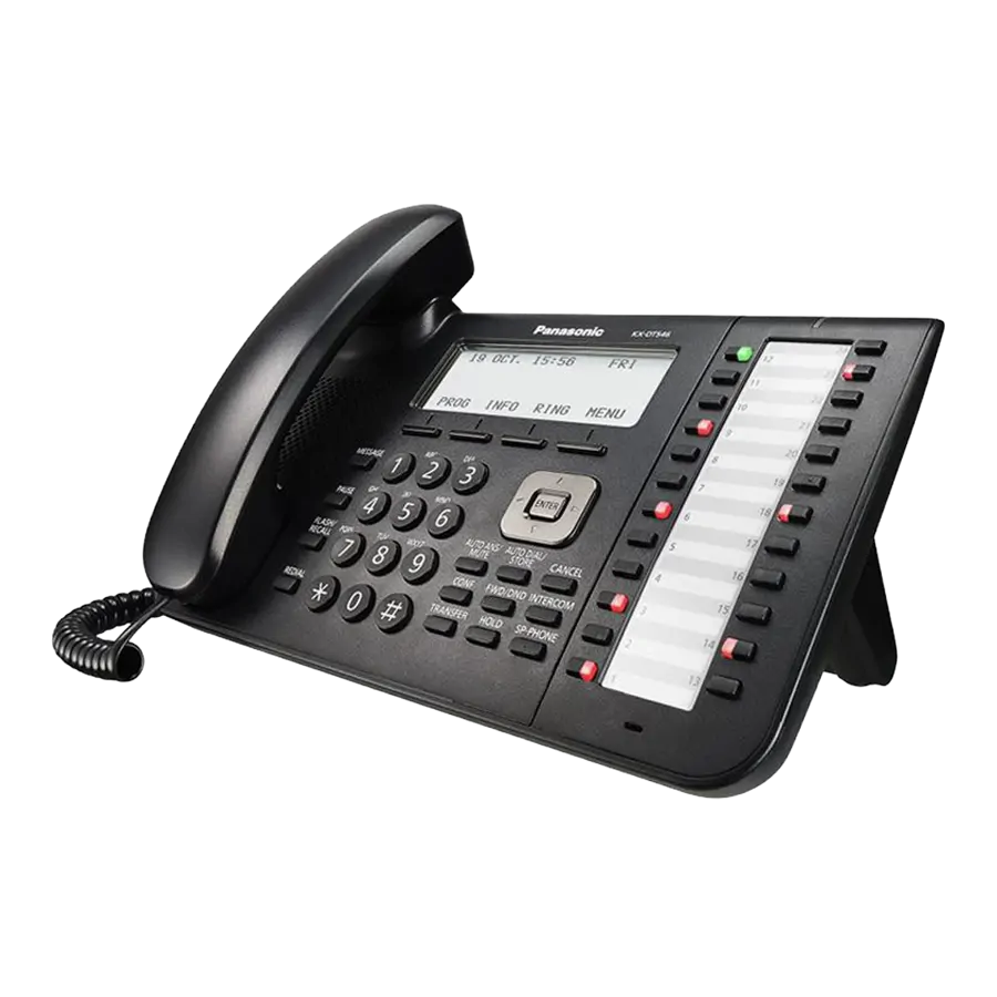 تلفن سانترال دیجیتال پاناسونیک KX-DT546 تلفن سانترال دیجیتال پاناسونیک KX-DT546